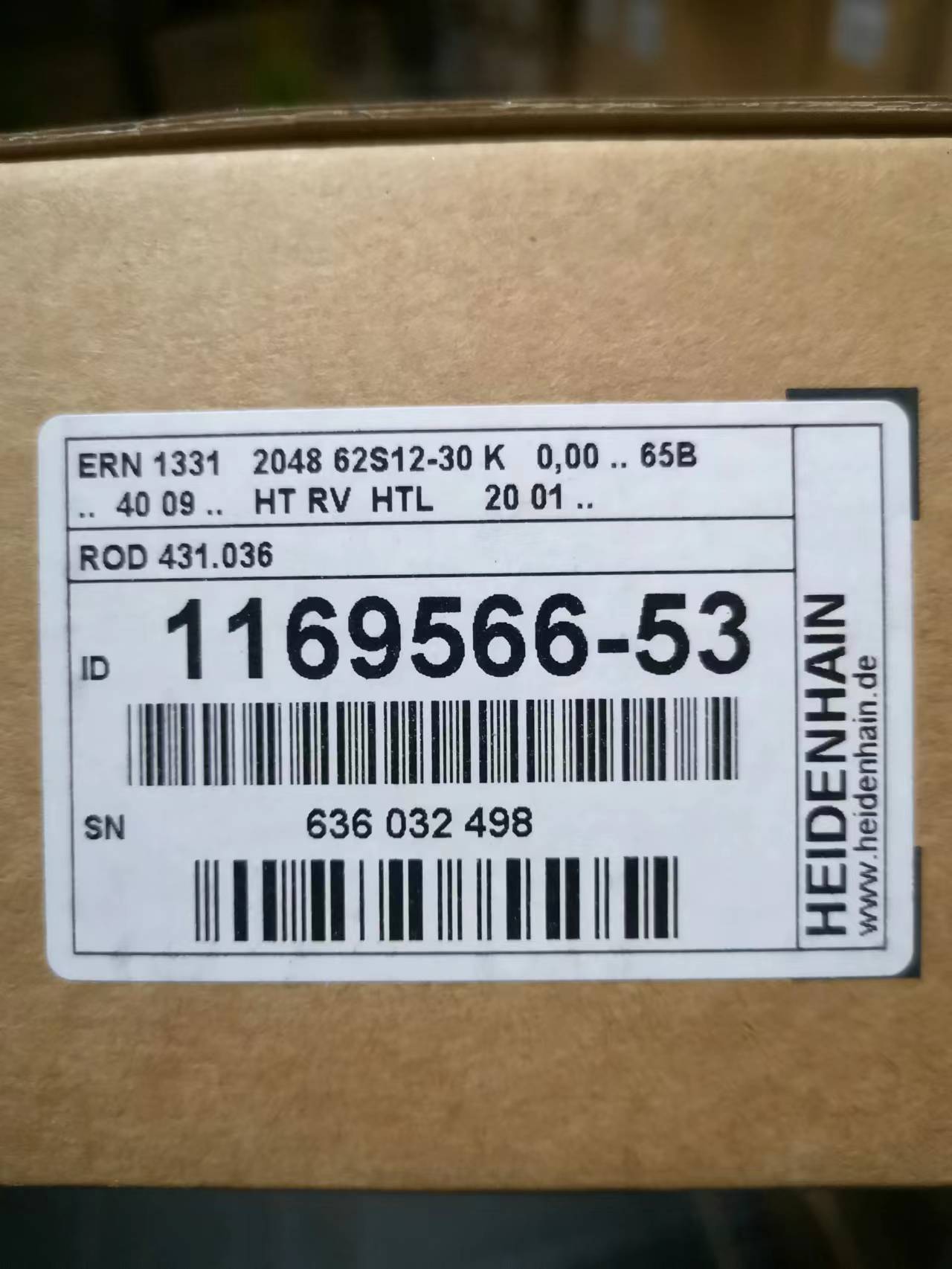 HEIDENHAIN 角度编码器 667785-01 RCN 2380 Ø 20mm ±5
