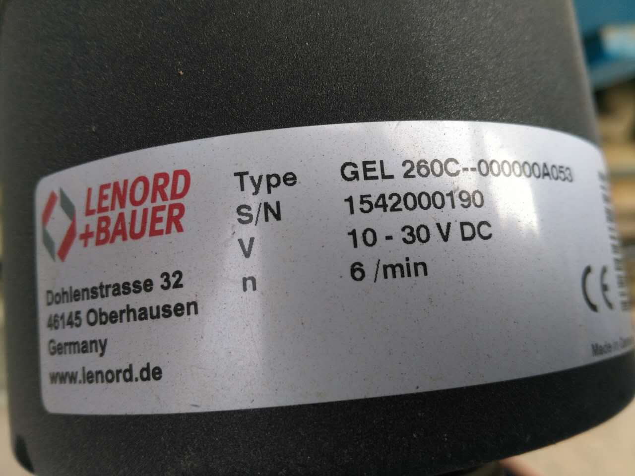 LENORD+BAUER 兰宝编码器 GEL 260C-000000A053