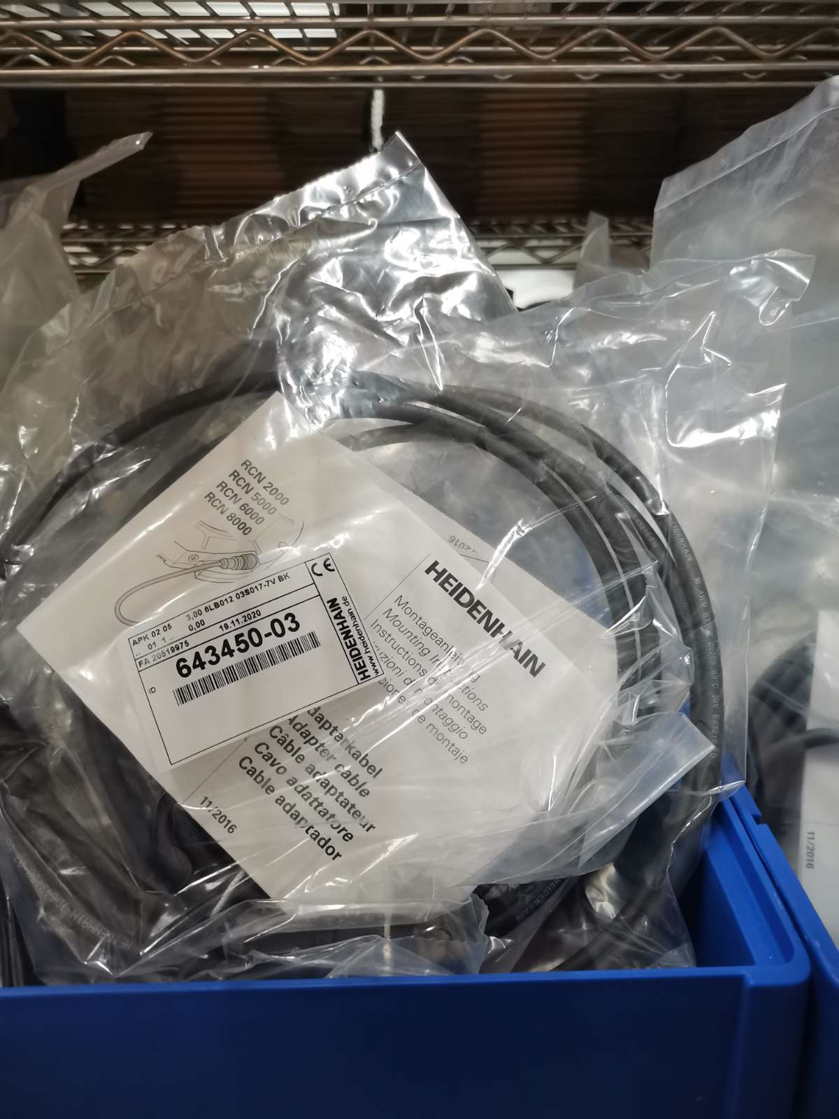 HEIDENHAIN 信号线 558432-02 VBK 02 05 2,00