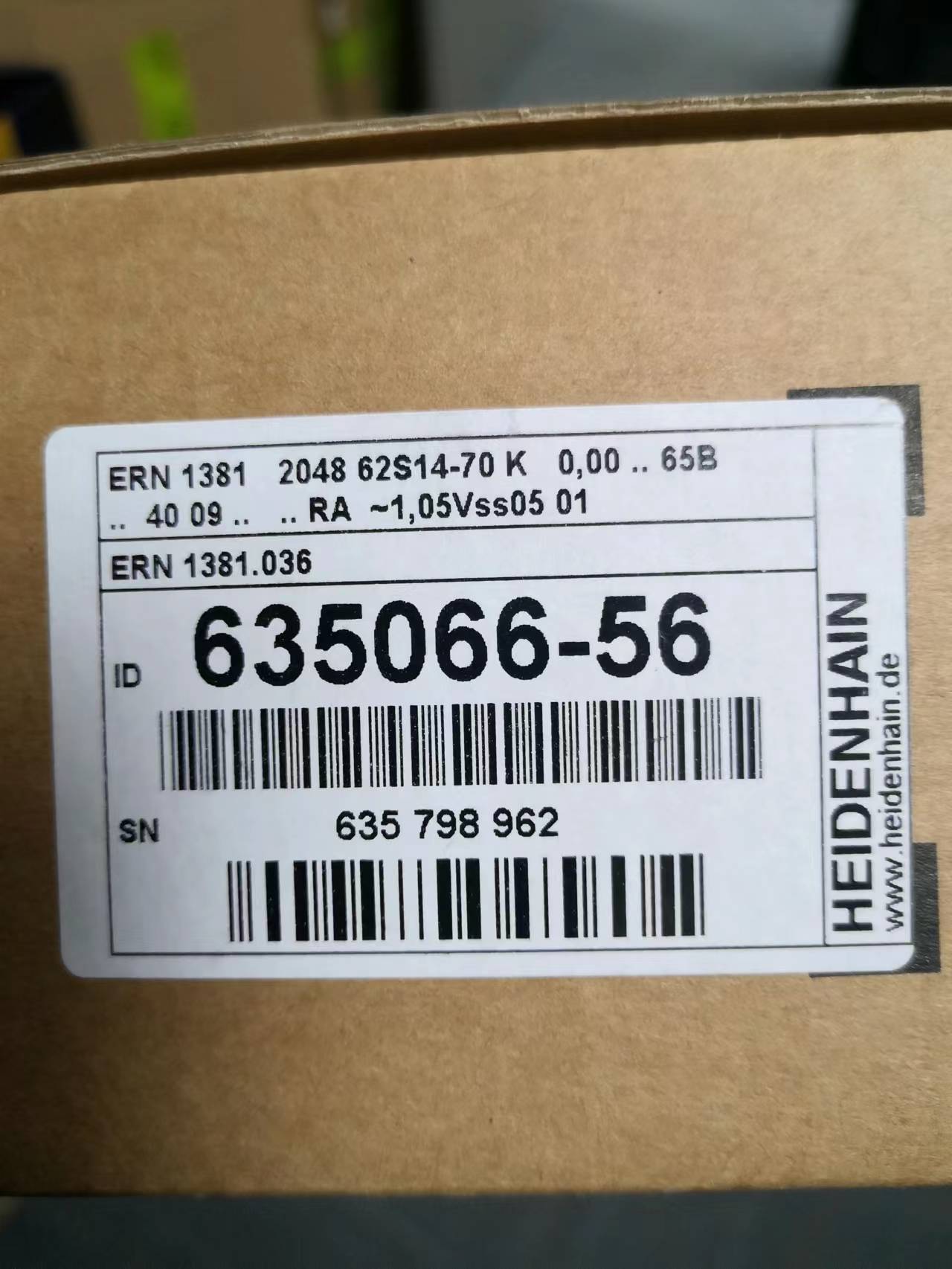 海德汉 编码器 749147-02 ERN 1387 2048